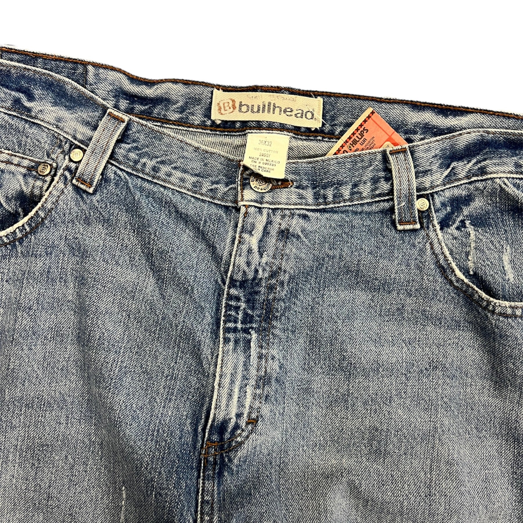 90's Bullhead Baggy Distressed Jeans | Very Rare Vintage